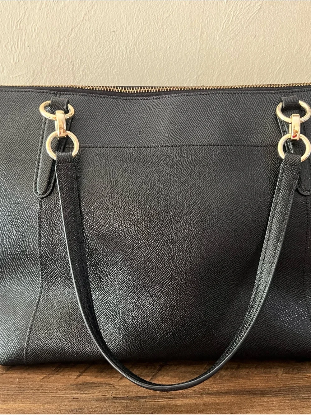 Coach sleek leather